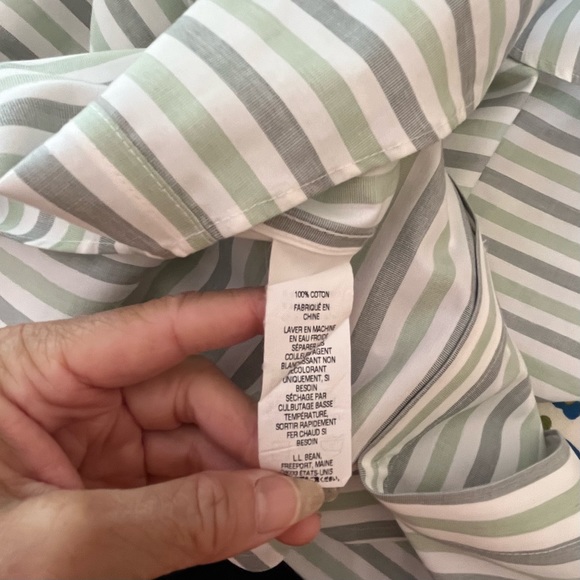 L.L. Bean Men’s XL Green Button Down Shirt - Picture 8 of 8